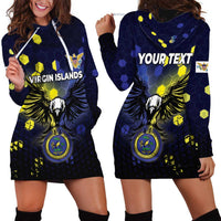 Personalized United States Virgin Islands Hoodie Dress Eagle Bird Unique Style - Wonder Print Shop