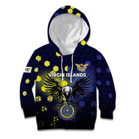 Personalized United States Virgin Islands Kid Hoodie Eagle Bird Unique Style - Wonder Print Shop