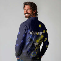 Personalized United States Virgin Islands Long Sleeve Polo Shirt Eagle Bird Unique Style - Wonder Print Shop