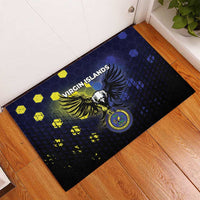 United States Virgin Islands Rubber Doormat Eagle Bird Unique Style - Wonder Print Shop