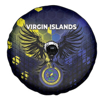 United States Virgin Islands Spare Tire Cover Eagle Bird Unique Style - Wonder Print Shop