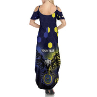 Personalized United States Virgin Islands Summer Maxi Dress Eagle Bird Unique Style - Wonder Print Shop