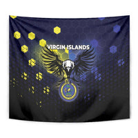 United States Virgin Islands Tapestry Eagle Bird Unique Style - Wonder Print Shop