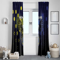 United States Virgin Islands Window Curtain Eagle Bird Unique Style - Wonder Print Shop