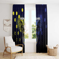 United States Virgin Islands Window Curtain Eagle Bird Unique Style - Wonder Print Shop