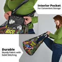 Puerto Rico Grocery Bag The Coqui Frog Tropical Doodle Style - Wonder Print Shop