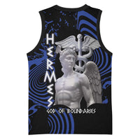 Ancient Greek Hermes Basketball Jersey God Of Boundaries - Wonder Print Shop