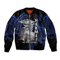 Ancient Greek Hermes Bomber Jacket God Of Boundaries - Wonder Print Shop