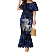 Ancient Greek Hermes Family Matching Mermaid Dress and Hawaiian Shirt God Of Boundaries - Wonder Print Shop