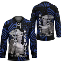 Ancient Greek Hermes Hockey Jersey God Of Boundaries - Wonder Print Shop