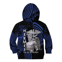Ancient Greek Hermes Kid Hoodie God Of Boundaries - Wonder Print Shop