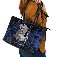 Ancient Greek Hermes Leather Tote Bag God Of Boundaries - Wonder Print Shop