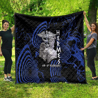 Ancient Greek Hermes Quilt God Of Boundaries - Wonder Print Shop