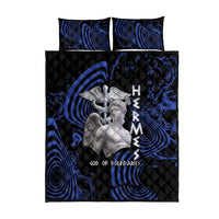 Ancient Greek Hermes Quilt Bed Set God Of Boundaries - Wonder Print Shop