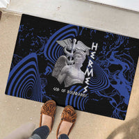 Ancient Greek Hermes Rubber Doormat God Of Boundaries - Wonder Print Shop