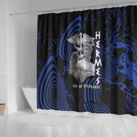 Ancient Greek Hermes Shower Curtain God Of Boundaries - Wonder Print Shop