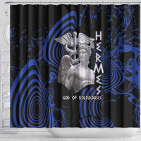 Ancient Greek Hermes Shower Curtain God Of Boundaries - Wonder Print Shop