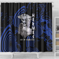 Ancient Greek Hermes Shower Curtain God Of Boundaries - Wonder Print Shop