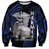 Ancient Greek Hermes Sweatshirt God Of Boundaries - Wonder Print Shop