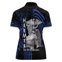 Ancient Greek Hermes Women Polo Shirt God Of Boundaries - Wonder Print Shop