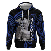 Ancient Greek Hermes Zip Hoodie God Of Boundaries - Wonder Print Shop