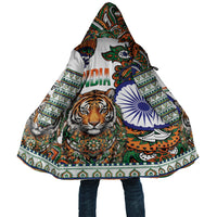 India Independence Day Cloak Royal Tiger Ashoka Chakra Paisley Pattern