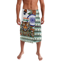 India Independence Day Lavalava Royal Tiger Ashoka Chakra Paisley Pattern