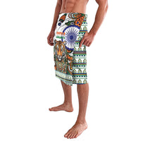 India Independence Day Lavalava Royal Tiger Ashoka Chakra Paisley Pattern