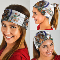 India Independence Day Neck Gaiter Royal Tiger Ashoka Chakra Paisley Pattern