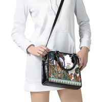 India Independence Day Shoulder Handbag Royal Tiger Ashoka Chakra Paisley Pattern