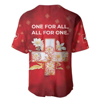 Switzerland Baseball Jersey One For All All For One - Wonder Print Shop