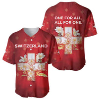 Switzerland Baseball Jersey One For All All For One - Wonder Print Shop