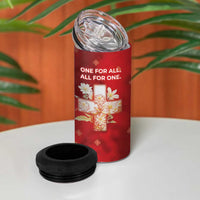 Switzerland 4 in 1 Can Cooler Tumbler One For All All For One - Wonder Print Shop