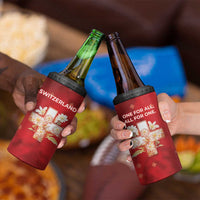 Switzerland 4 in 1 Can Cooler Tumbler One For All All For One - Wonder Print Shop