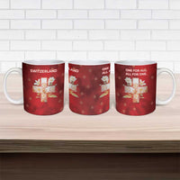 Switzerland Ceramic Mug One For All All For One - Wonder Print Shop