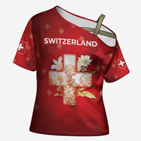 Switzerland Cross Shoulder Shirt One For All All For One - Wonder Print Shop