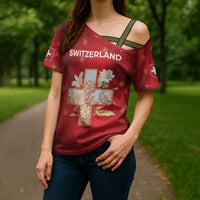 Switzerland Cross Shoulder Shirt One For All All For One - Wonder Print Shop