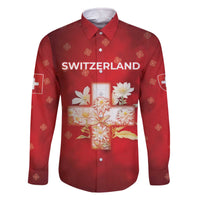 Switzerland Family Matching Off The Shoulder Long Sleeve Dress and Hawaiian Shirt One For All All For One - Wonder Print Shop