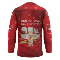 Switzerland Hockey Jersey One For All All For One - Wonder Print Shop