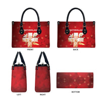 Switzerland Leather Bag One For All All For One - Wonder Print Shop