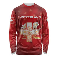 Switzerland Long Sleeve Shirt One For All All For One - Wonder Print Shop