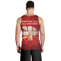 Switzerland Men Tank Top One For All All For One - Wonder Print Shop