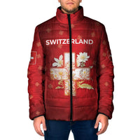 Switzerland Padded Jacket One For All All For One - Wonder Print Shop