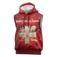 Switzerland Sleeveless Hoodie One For All All For One - Wonder Print Shop