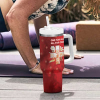 Switzerland Tumbler With Handle One For All All For One - Wonder Print Shop