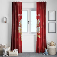 Switzerland Window Curtain One For All All For One - Wonder Print Shop