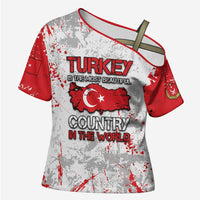 Turkey Cross Shoulder Shirt Half Turkish Is Better Than None - Wonder Print Shop
