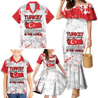 Turkey Family Matching Mermaid Dress and Hawaiian Shirt Half Turkish Is Better Than None - Wonder Print Shop