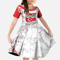 Turkey Family Matching Off The Shoulder Long Sleeve Dress and Hawaiian Shirt Half Turkish Is Better Than None - Wonder Print Shop