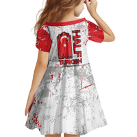 Turkey Family Matching Off The Shoulder Long Sleeve Dress and Hawaiian Shirt Half Turkish Is Better Than None - Wonder Print Shop